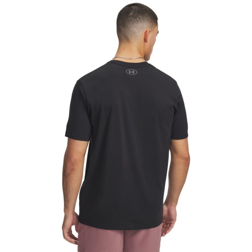 Męska koszulka treningowa Under Armour Project Rock Brahma Bull - czarna 