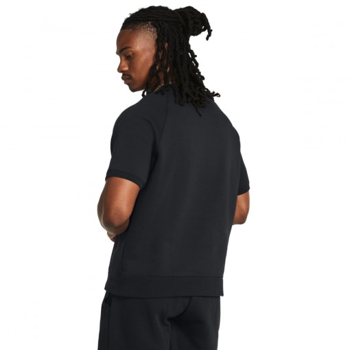 Męska bluza treningowa z krótkim rękawem Under Armour Project Rock Eagle Grphc SS Crew - czarna