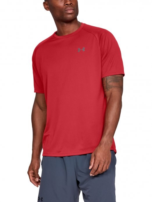 UNDER ARMOUR Męska koszulka treningowa UNDER ARMOUR Tech 2.0 SS Tee  czerwona Czerwony