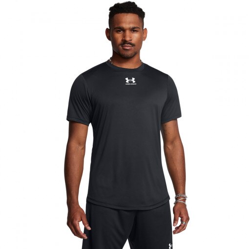 UNDER ARMOUR Męska koszulka treningowa Under Armour UA M's Challenger Pro Train Ss  czarna Czarny