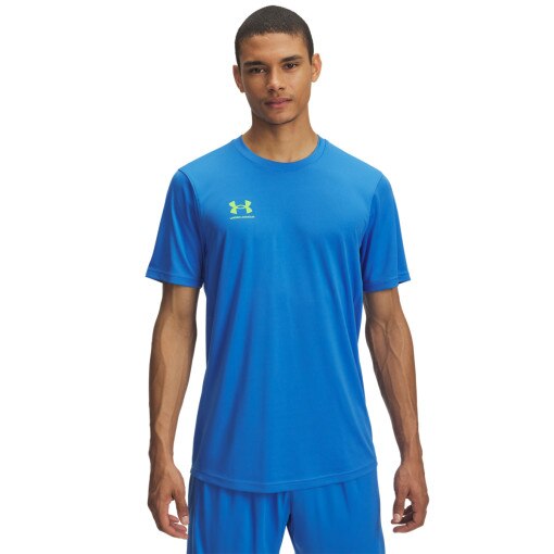 UNDER ARMOUR Męska koszulka treningowa Under Armour UA M's Challenger Train Ss  niebieska Niebieski