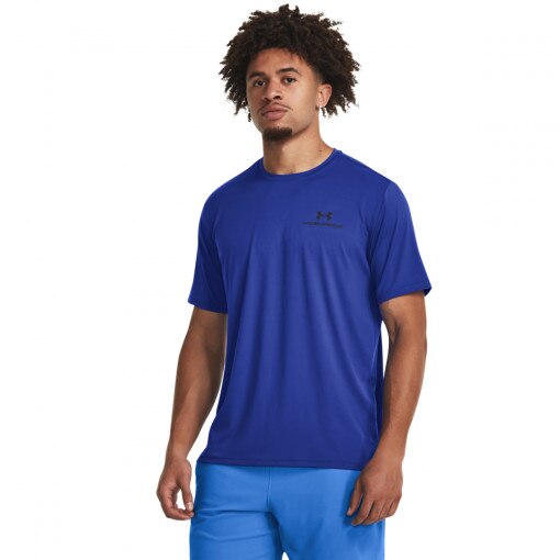 UNDER ARMOUR Męska koszulka treningowa UNDER ARMOUR UA Rush Energy SS  niebieska Niebieski