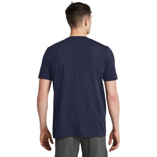 Męska koszulka treningowa Under Armour UA Vanish Elite Seamless SS - granatowa
