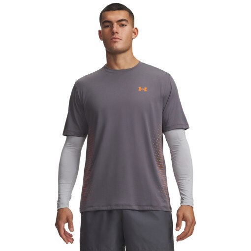 Obrazek dla: UNDER ARMOUR Męska koszulka treningowa Under Armour UA Tech Play Short Sleeve  szara Szary
