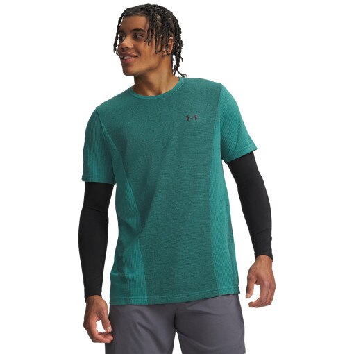 Obrazek dla: UNDER ARMOUR Męska koszulka treningowa Under Armour UA Tech Tee Pixelate  zielona Zielony