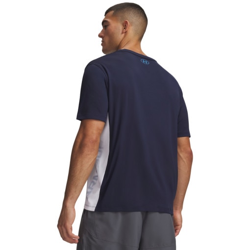 Męska koszulka treningowa Under Armour UA Tech Utility SS - granatowa