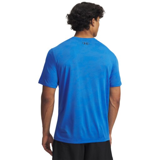 Męska koszulka treningowa Under Armour UA Tech Vent Jcqrd SS - niebieska