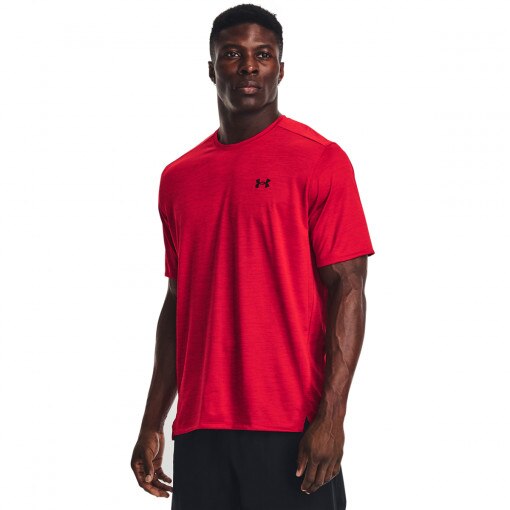 UNDER ARMOUR Męska koszulka treningowa Under Armour UA Tech Vent SS  czerwona Czerwony