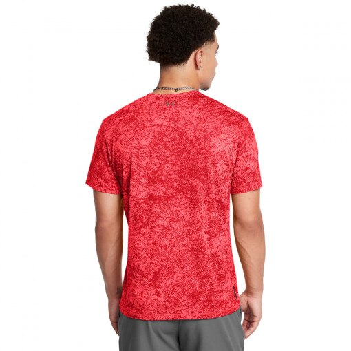 Męska koszulka treningowa Under Armour Vanish Elite Vent Prtd SS - czerwona