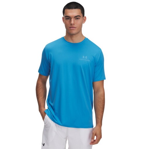 UNDER ARMOUR Męska koszulka treningowa Under Armour Vanish Energy SS  niebieska Niebieski