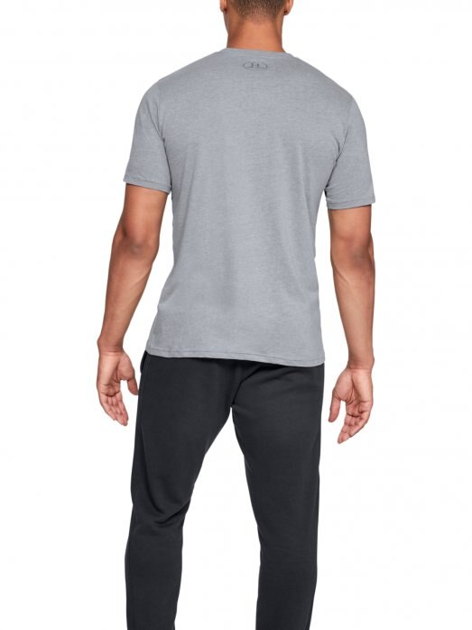Męska koszulka UNDER ARMOUR BOXED SPORTSTYLE SS - szara 