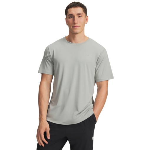Obrazek dla: UNDER ARMOUR Męska koszulka z krótkim rękawem Under Armour M Explor IsoChill UPF SS  szara Szary