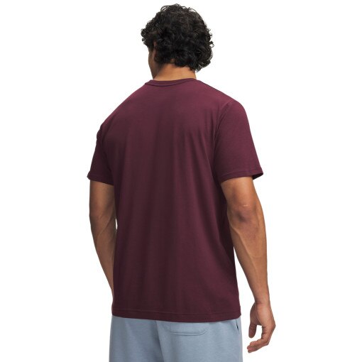 Męska koszulka z krótkim rękawem Under Armour UA M ICON TEE SS - burgundowa