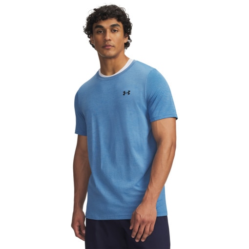 Obrazek dla: UNDER ARMOUR Męska koszulka treningowa Under Armour UA Vanish Seamless SS  niebieska Niebieski