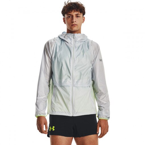 UNDER ARMOUR Męska kurtka do biegania Impasse Lightweight Run Jkt  biała  Biały