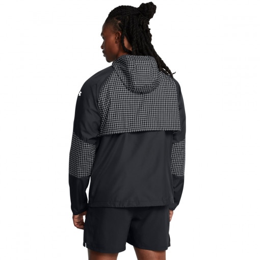 Męska kurtka do biegania Under Armour UA Launch Elite Cw Jacket - czarna