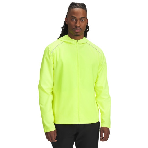 UNDER ARMOUR Męska kurtka do biegania Under Armour UA Storm Run Hooded Jacket  żółta żółty