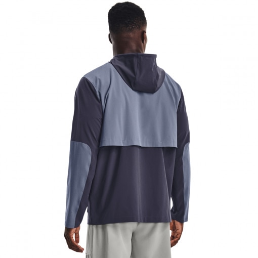 Męska kurtka do biegania UNDER ARMOUR UA STORM RUN TRAIL JACKET - szara