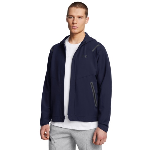 UNDER ARMOUR Męska kurtka przejściowa Under Armour UA Unstoppable Jacket Lc  granatowa Granatowy