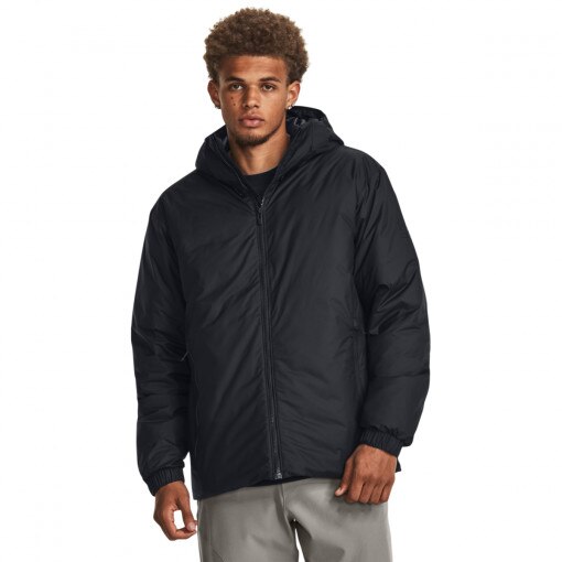 UNDER ARMOUR Męska kurtka z puchem naturalnym Under Armour Limitless Down LW Jacket czarna Czarny