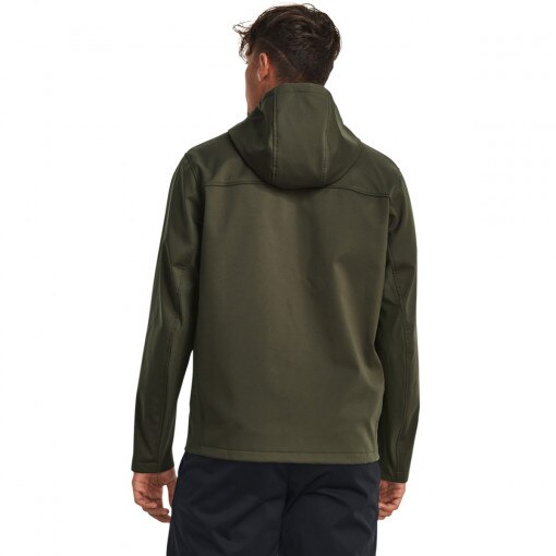 Męska kurtka treningowa Under Armour UA CGI Shield 2.0 Hooded - oliwkowa/khaki