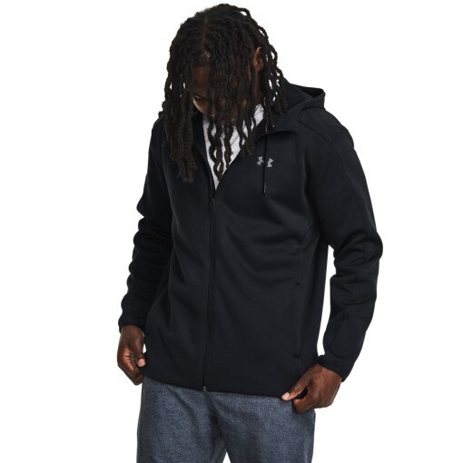 UNDER ARMOUR Męska kurtka treningowa Under Armour Essential Swacket  czarna Czarny