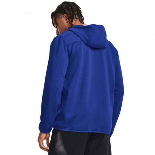Męska kurtka treningowa Under Armour Essential Swacket - niebieska 