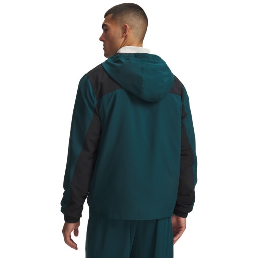 Męska kurtka treningowa Under Armour UA Tech Sport Woven Jacket - turkusowa