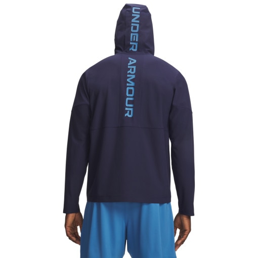 Męska kurtka treningowa Under Armour UA Tech Utility Woven Jckt - granatowa