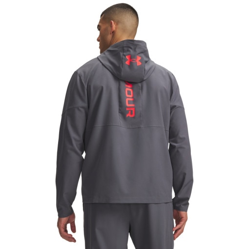 Męska kurtka treningowa Under Armour UA Tech Utility Woven Jckt - szara