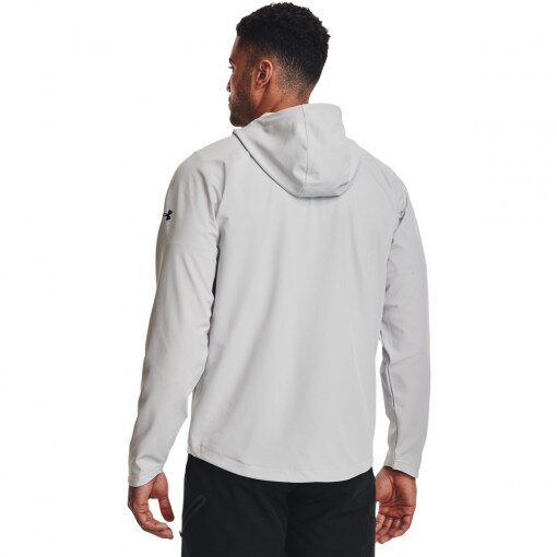 Męska kurtka treningowa UNDER ARMOUR UA UNSTOPPABLE JACKET - biała
