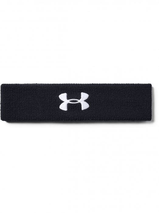 UNDER ARMOUR Męska opaska treningowa na głowę UNDER ARMOUR Performance Headband  biała Czarny