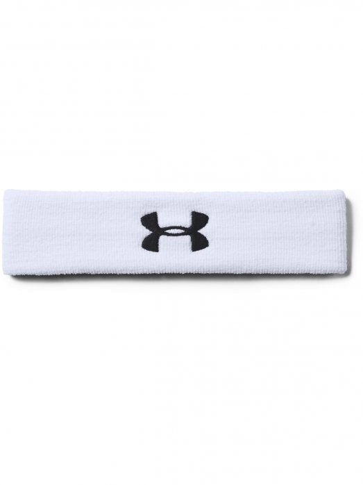 UNDER ARMOUR Męska opaska treningowa na głowę UNDER ARMOUR Performance Headband  biała Biały