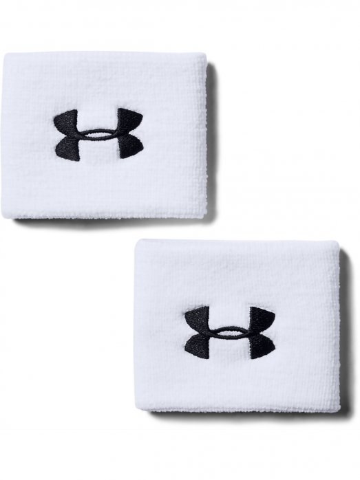 UNDER ARMOUR Męska opaska treningowa na nadgarstek UNDER ARMOUR Performance Wristbands  grafitowa Biały