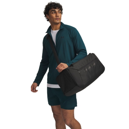 Obrazek dla: UNDER ARMOUR Męska torba treningowa 2w1 Under Armour Undeniable SM BP DF  czarna Czarny