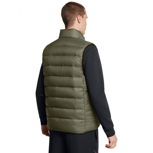 Męski bezrękawnik z puchem naturalnym Under Armour Legend Down Vest - oliwkowy/khaki