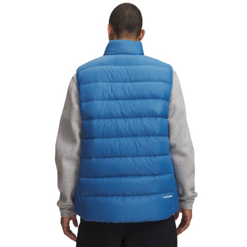 Męski bezrękawnik z puchem naturalnym Under Armour Legend Down Vest - niebieski
