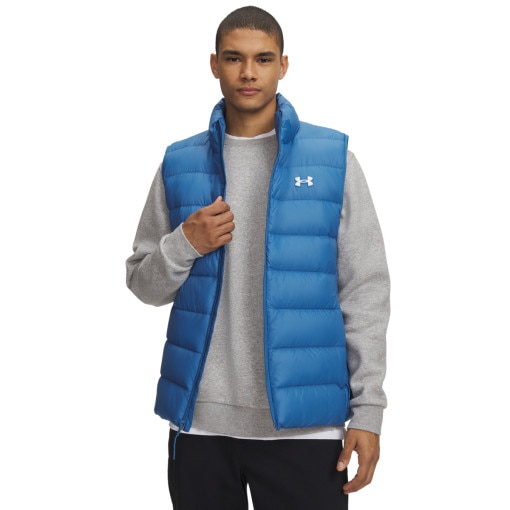 Obrazek dla: UNDER ARMOUR Męski bezrękawnik z puchem naturalnym Under Armour Legend Down Vest niebieski Niebieski
