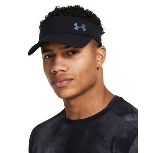 UNDER ARMOUR Męski daszek do biegania Under Armour M IsoChill Launch Visor  czarny Czarny