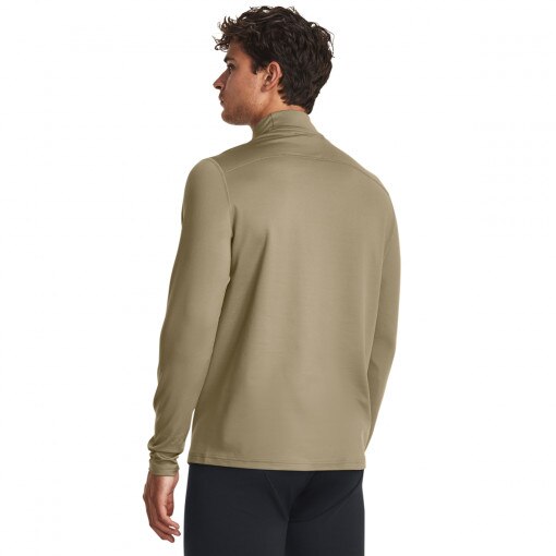 Męski longsleeve taktyczny Under Armour Tac Mock CGI Base - brązowy