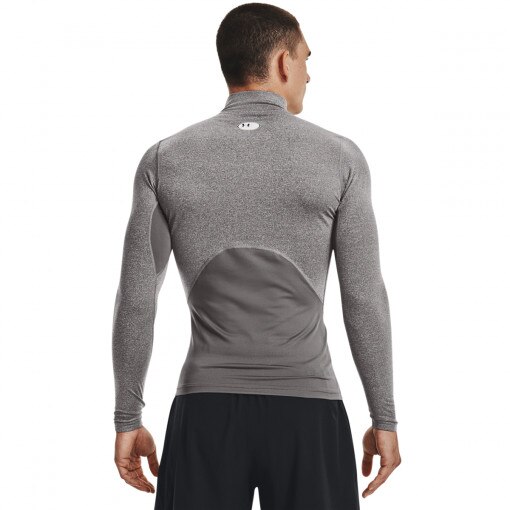 Męski longsleeve treningowy termoaktywny UNDER ARMOUR UA CG Armour Comp Mock - szary