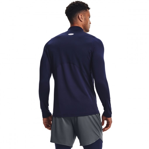 Męski longsleeve treningowy termoaktywny UNDER ARMOUR UA CG Armour Fitted Mock - granatowy