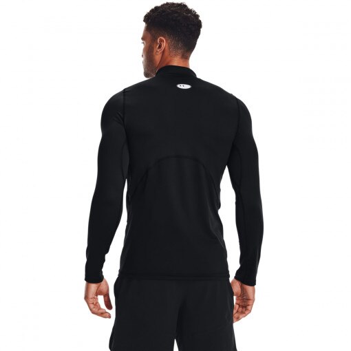 Męski longsleeve treningowy termoaktywny UNDER ARMOUR UA CG Armour Fitted Mock - czarny