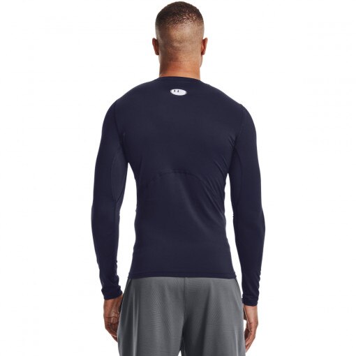 Męski longsleeve treningowy UNDER ARMOUR UA HG Armour Comp LS - granatowy