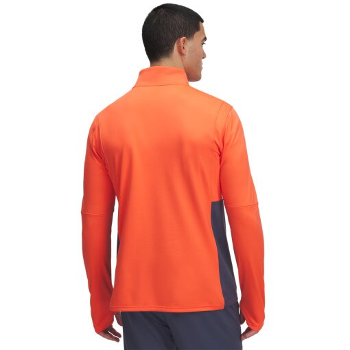 Męski longsleeve treningowy Under Armour UA M's Challenger Midlayer - pomarańczowy 