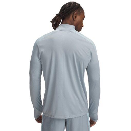 Męski longsleeve treningowy Under Armour UA Tech Utility 1/4 Zip - szarym