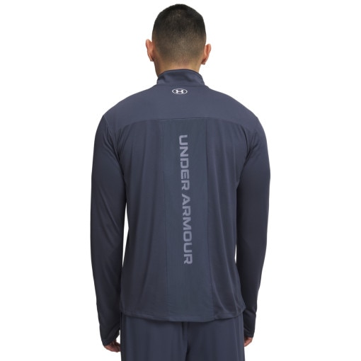 Męski longsleeve treningowy Under Armour UA Tech Utility 1/4 Zip - granatowy