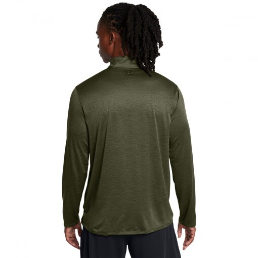 Męski longsleeve treningowy Under Armour UA Tech Vent 1/2 Zip - khaki