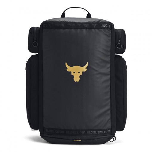 UNDER ARMOUR Męski plecak treningowy Under Armour Project Rock Duffle BP  czarny  Czarny
