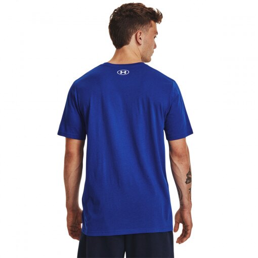 Męski t-shirt z nadrukiem Under Armour Sportstyle Logo SS - niebieski 